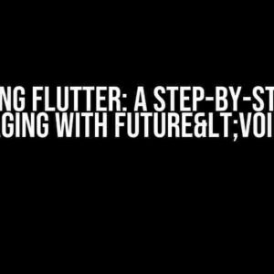 Mastering Flutter: A Step-by-Step Guide to Paging with Future<void>